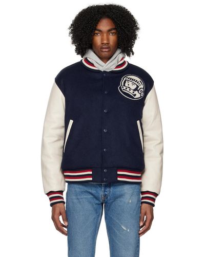 BBCICECREAM Galaxy Varsity Jacket in Brown for Men | Lyst UK