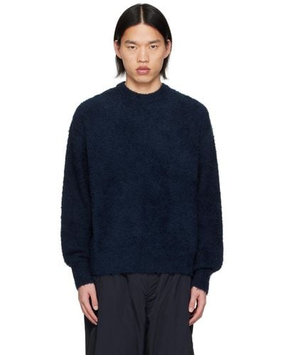 WOOYOUNGMI Hairy Sweater - Blue