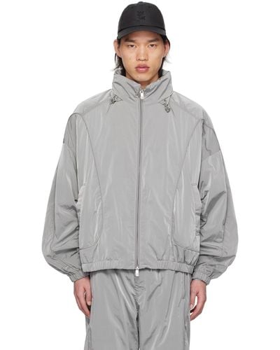 WOOYOUNGMI Panelled Track Jacket - Grey