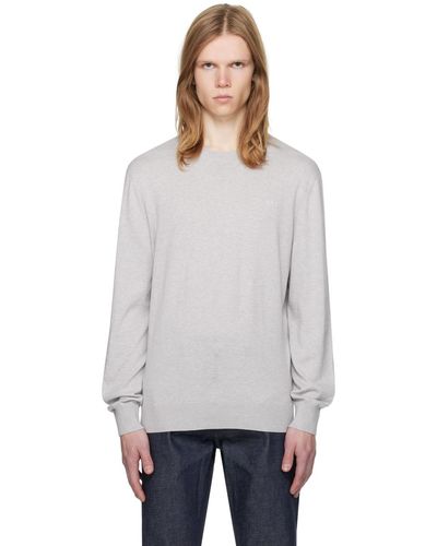 A.P.C. . Grey Julio Jumper - Black