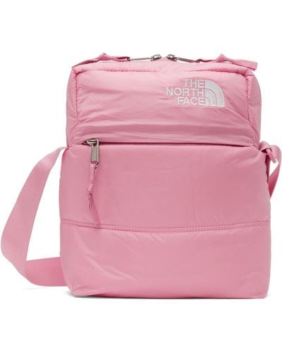 The North Face Pink Nuptse Bag
