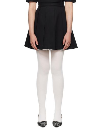 ShuShu/Tong Mini-jupe noire à plis