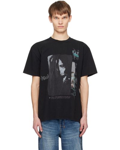 Ksubi T-shirt ample noir édition trippie d