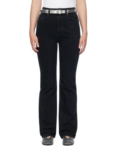 Khaite 'The Danielle' Jeans - Black