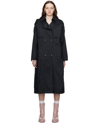 Moncler Black Deva Trench Coat