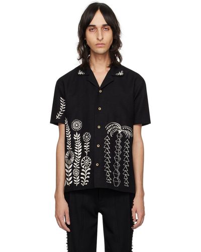 ANDERSSON BELL May Embroidery Shirt - Black