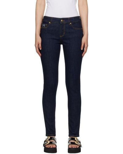 Versace Indigo Five-pocket Jeans - Blue