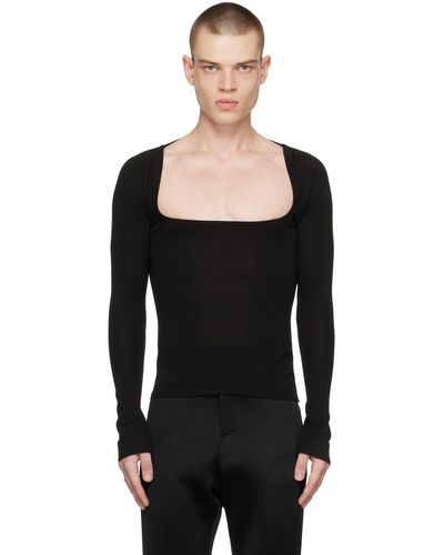 ARTURO OBEGERO Ssense Exclusive Querelle Long Sleeve T-shirt - Black