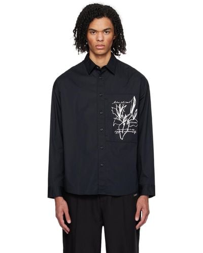 Izzue Printed Shirt - Black
