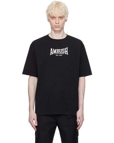 Ambush T-shirt noir à image