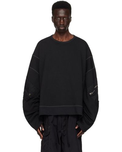 Nicolas Andreas Taralis Thread Sweatshirt - Black