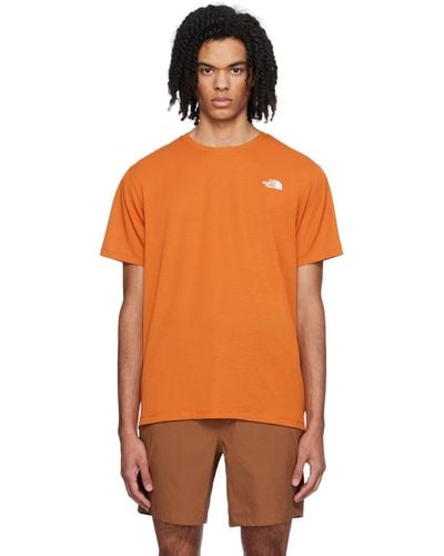 The North Face Wander T-Shirt - Orange
