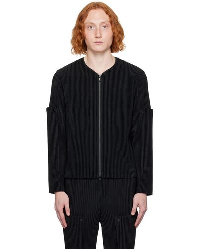 Men's Homme Plissé Issey Miyake Crew neck sweaters from $296 | Lyst