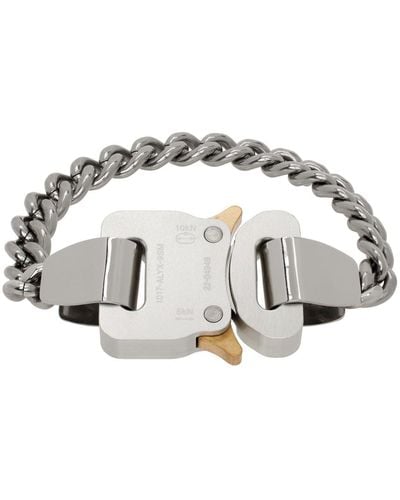 1017 ALYX 9SM Silver Metal Buckle Bracelet - Metallic