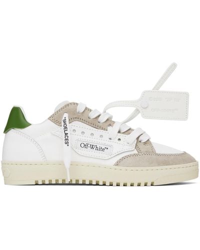 Off-White c/o Virgil Abloh White & Taupe 5.0 Sneakers - Black