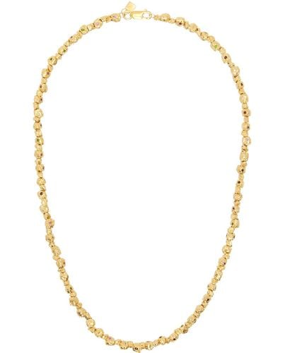 Veneda Carter Vc025 Signature Stone Necklace - Metallic