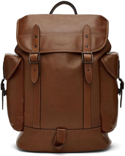 COACH Hitch Backpack - Brown