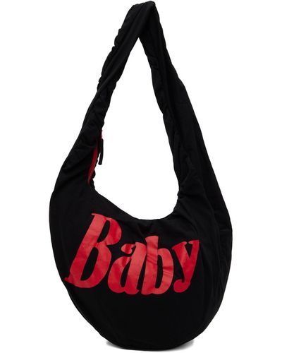 ERL Cabas 'baby' noir - Rouge