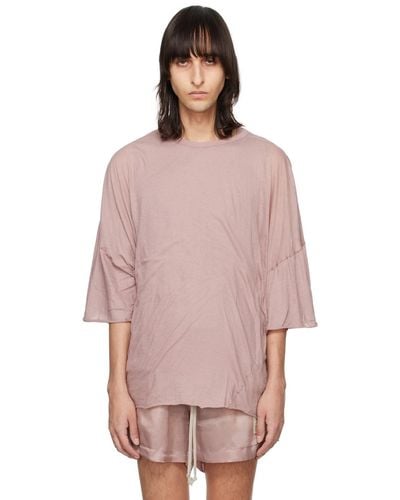 Rick Owens Pink Tommy T-shirt