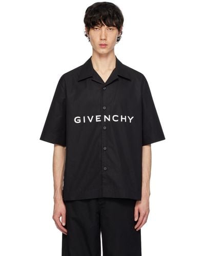 Givenchy Black Boxy-fit Shirt