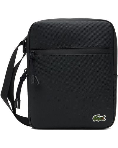 Lacoste Black Zip Crossbody Bag