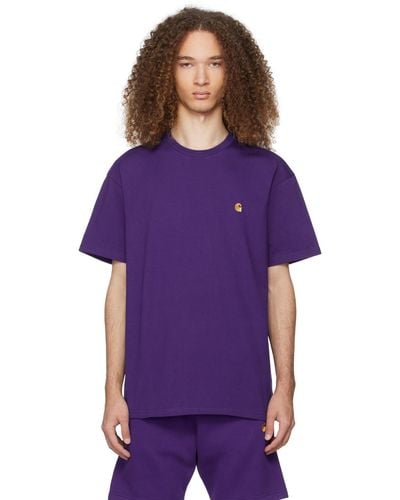 Carhartt Purple Chase T-shirt