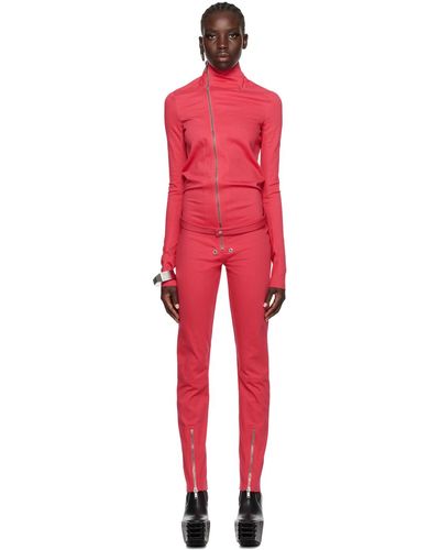 Rick Owens Ssense Exclusive Kembra Pfahler Edition Gary Jumpsuit - Red