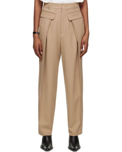 Natural ADER error Pants, Slacks and Chinos for Women | Lyst