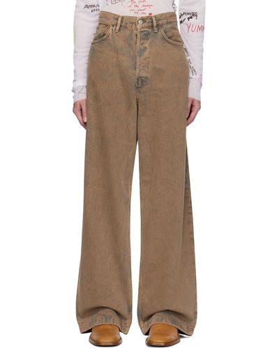 Acne Studios Jean 1989 brun - Multicolore