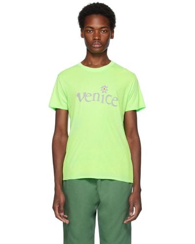 ERL ーン Venice Tシャツ - グリーン