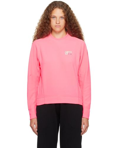 3 MONCLER GRENOBLE Pink Mountain Sweatshirt