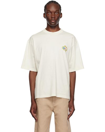 Marni Off-white No Vacancy Inn Edition Snake T-shirt - Natural