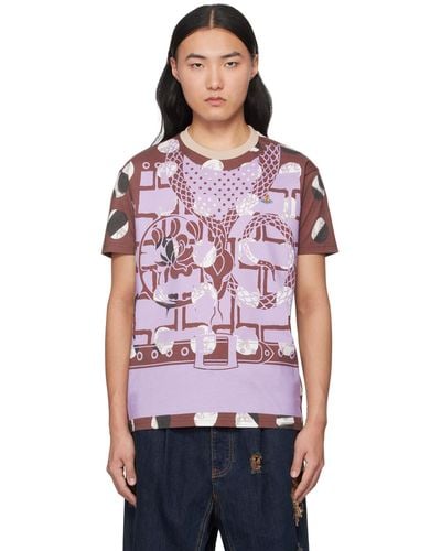 Vivienne Westwood Brown & Purple Classic T-shirt - Red