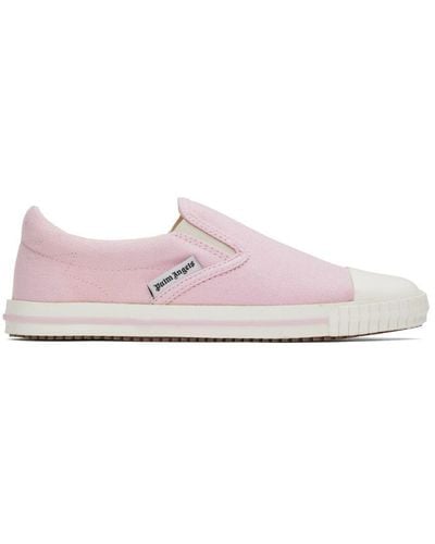 Palm Angels Pink Vulcanized Slip-on Trainers - Black