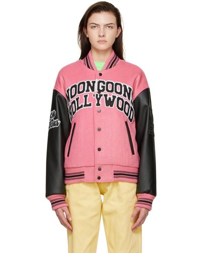 Noon Goons Pink Polyester Jacket - Multicolor