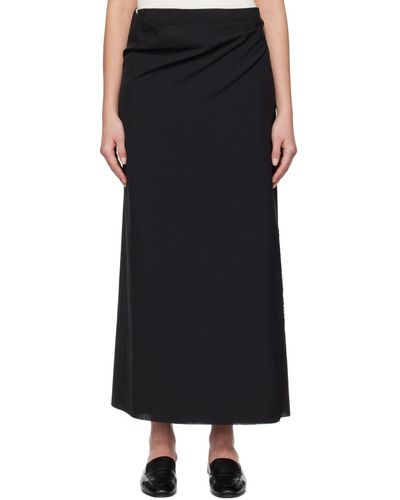 The Row Black Bines Maxi Skirt