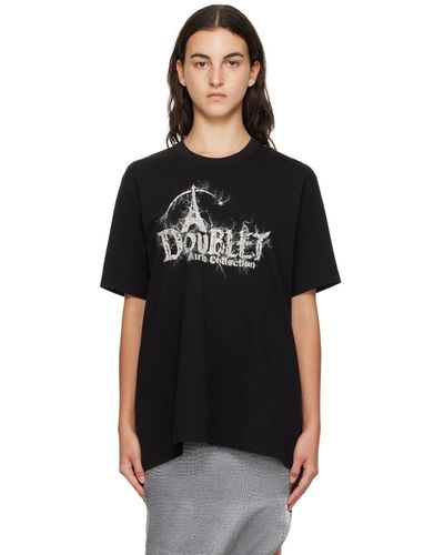 Doublet T-shirt doubland noir