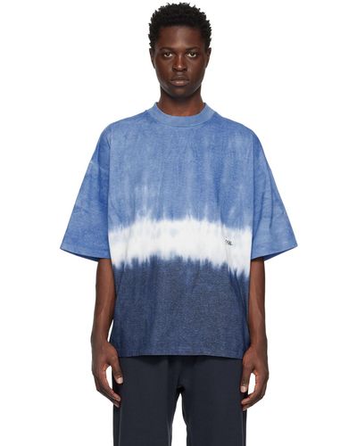 Nanamica Tie-dye T-shirt - Blue