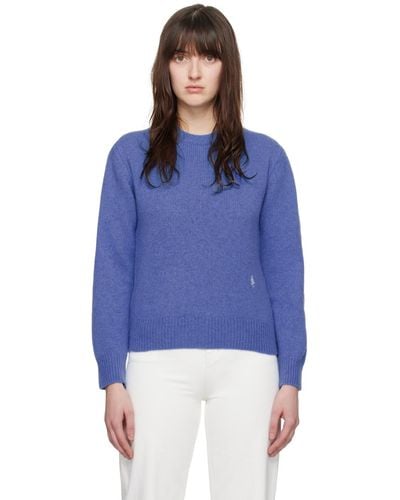 Sporty & Rich Blue 'src' Sweater