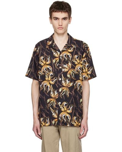 PS by Paul Smith Black Floral Shirt