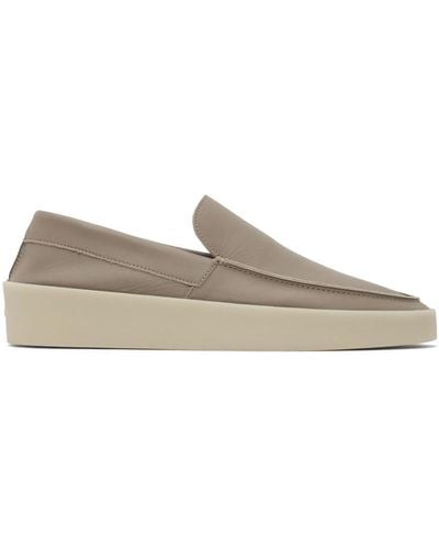 Fear Of God Leather 'the Loafer' Loafers - Multicolor