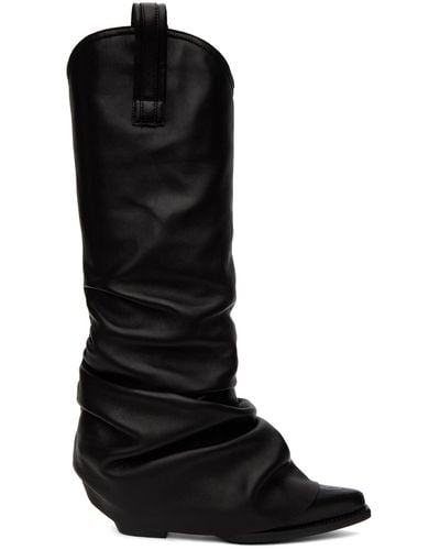 R13 Black Sleeve Cowboy Boots