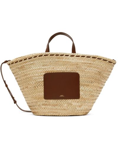 A.P.C. Zoe Basket Tote - Multicolor