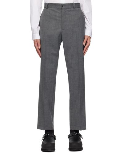 Han Kjobenhavn Single Suit Trousers - Grey