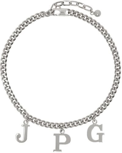 Jean Paul Gaultier 'the Jpg' Necklace - Metallic