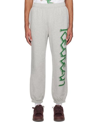 ICECREAM Pantalon de survêtement gris à logo - Multicolore