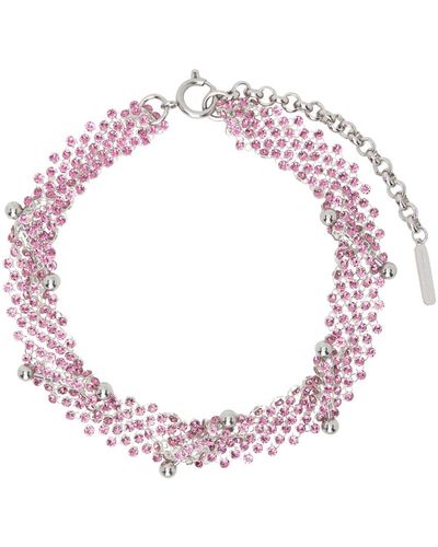 Justine Clenquet Ssense Exclusive Acid Choker - Pink