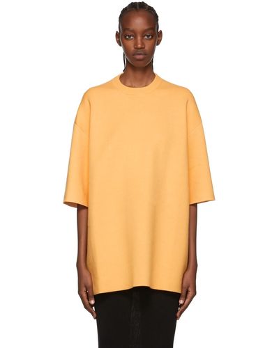 Peter Do T-shirt en viscose - Orange