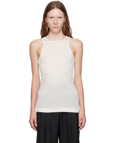 By Malene Birger Off- Amieeh Tank Top - White