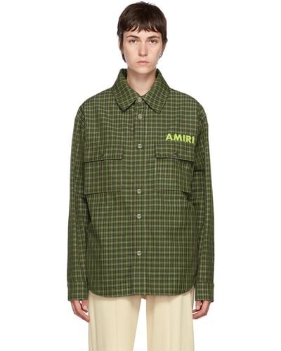 Amiri Logo Jacket - Green